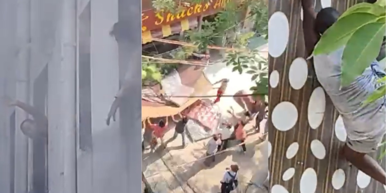 ‘बचाओ-बचाओ’ की चीखें, खिड़की से कूदते लोग… मालवीय नगर होटल अग्निकांड का खौफनाक VIDEO