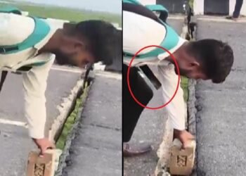‘देखो गाइज, पुल में दरार आ गई है…’, बोलते- बोलते उसी दरार में गिर गया युवक का मोबाइल, VIDEO