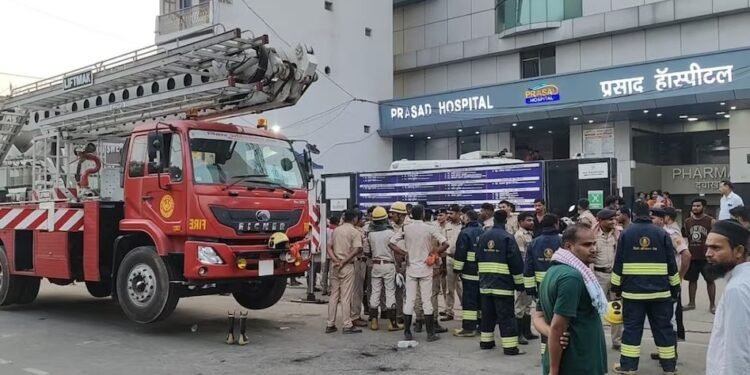 मुजफ्फरपुर अग्निकांड: ICU में 6 मौतों के बाद एक्शन, प्रसाद हॉस्पिटल का लाइसेंस रद्द