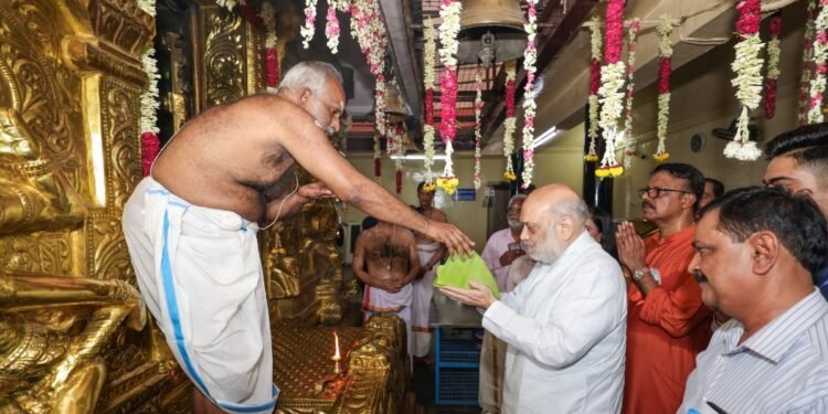 अमित शाह ने दिल्ली के अय्यप्पा मंदिर में ‘सबरीसम कॉम्प्लेक्स’ का किया उद्घाटन
