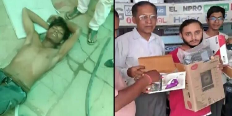 AC के गोदाम में घुसे चोर, एक की लग गई आंख, अंदर ही सोता मिला सुबह तक