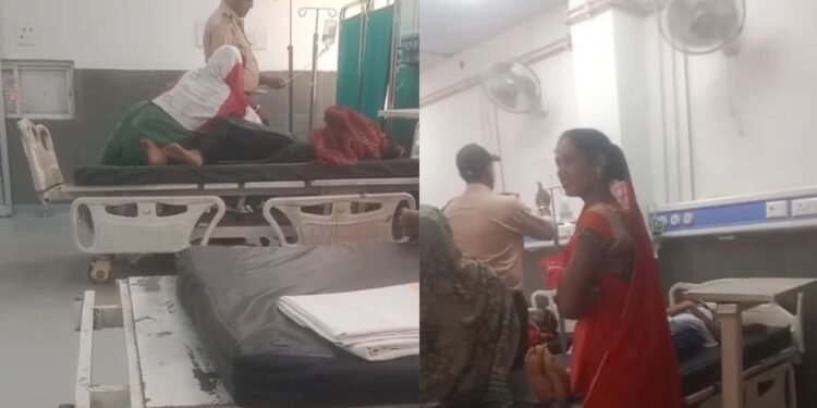 MP के अस्पताल में गार्ड मरीजों को चढ़ा रहा था ड्रिप, वीडियो सामने आया तो जिम्मेदार बोले- जांच करा रहे