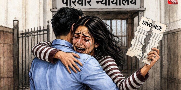 फाड़ फेंके तलाक के कागज और लिपटकर खूब रोए… अदालत की चौखट पर जुड़ी शिखा और सौरभ के दिल की डोर