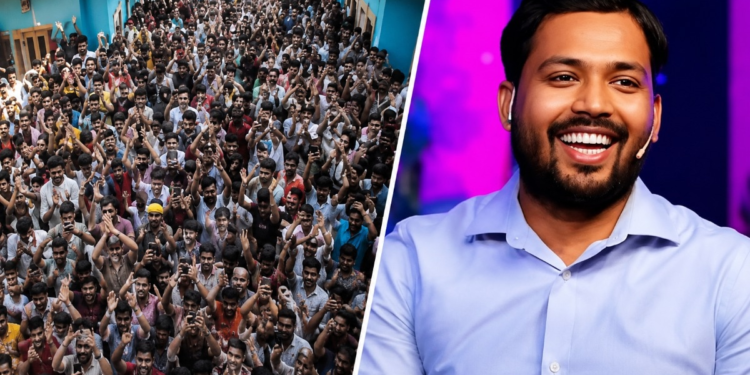 जेल से छूटते ही कोचिंग पहुंचे रौशन आनंद, बाहर लगने लगे ‘फैजल खान गो बैक’ के नारे- Video