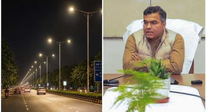 दिल्ली में 93,000 स्ट्रीटलाइट्स होंगी स्मार्ट, 5 साल में ₹300 करोड़ की बिजली बचत का टारगेट