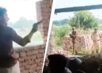 Bhojpur Encounter: पिस्टल ताने रहा आरोपी, देखते रहे पुलिसकर्मी, वायरल वीडियो के बाद SHO समेत 4 सस्पेंड