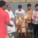 फरसा हाथ में, दूसरी तरफ संविधान और दूध से अभिषेक… राहुल गांधी के पोस्टर पर भड़क उठा ब्राह्मण समाज