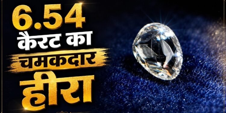 पन्ना में खुला किस्मत का ताला… नोएडा की महिला को मिला 6.54 कैरेट का चमचमाता हीरा, कीमत जानकर उड़ जाएंगे होश!