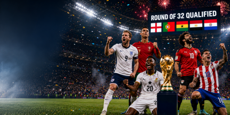 FIFA World Cup 2026: इंग्लैंड, पुर्तगाल समेत 5 टीमों ने बनाई Round of 32 में जगह, नॉकआउट की तस्वीर हुई साफ