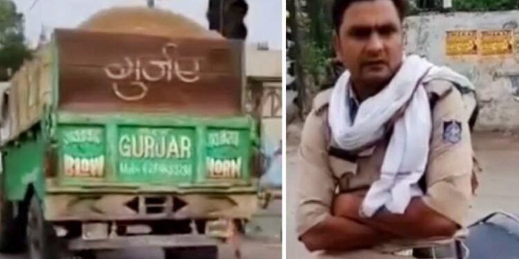 ‘ट्रॉली छोड़िए, पहले अपना हेलमेट दिखाओ…’, रेत ट्रॉली का वीडियो बनाया तो युवक से ही भिड़ गई ग्वालियर पुलिस