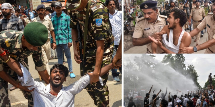 बिहार के 5 शहरों में प्रोटेस्ट Out Of Control! कहीं लाठीचार्ज, कहीं फायरिंग