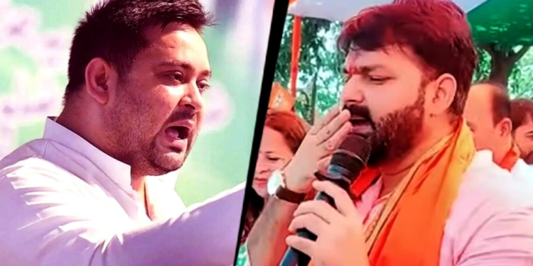 एक सड़क, दो काफिले… बांकीपुर में आमने-सामने आए तेजस्वी यादव और पवन सिंह, VIDEO