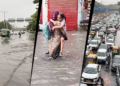 LIVE: झमाझम बारिश के बाद दिल्ली में रेंगता ट्रैफिक, कई जगहों पर घुटनों तक भरा पानी