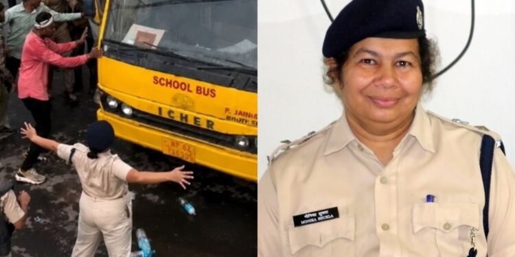 चलती बस के आगे हाथ फैला सीना तानकर खड़ी हो गईं ACP मोनिका शुक्ला, जानिए कौन हैं बहादुर महिला अफसर