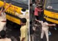 चलती बस के आगे डट गईं महिला ACP मोनिका शुक्ला… हाथों से रोक दी बस- VIDEO
