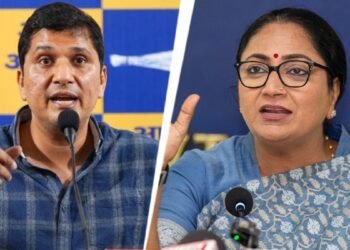 ताहिर हुसैन की सजा पर दिल्ली में सियासी तकरार, BJP के आरोपों पर AAP का पलटवार