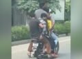 एक बाइक पर 6 सवार… बीच सड़क पर किया स्टंट, VIDEO वायरल हुआ तो पुलिस ने लिया एक्शन