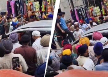 Y श्रेणी की सुरक्षा के बावजूद हिंदू नेता पर हमला, ईंट-पत्थरों से तोड़ी गाड़ी, खून से लथपथ सड़क पर भागते दिखे, वीडियो सामने आया