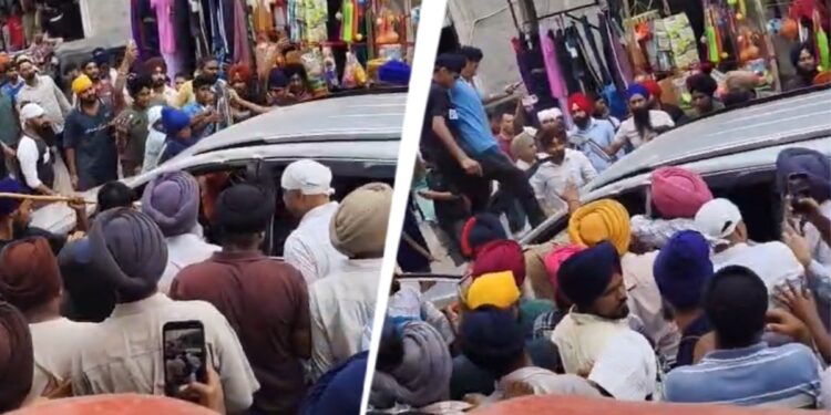 Y श्रेणी की सुरक्षा के बावजूद हिंदू नेता पर हमला, ईंट-पत्थरों से तोड़ी गाड़ी, खून से लथपथ सड़क पर भागते दिखे, वीडियो सामने आया