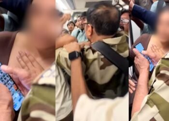 दिल्ली मेट्रो में देर रात बड़ा बवाल: लड़की की फोटो खींचने का आरोप, CISF जवान सस्पेंड; जानें पिस्टल तानने के दावे का सच