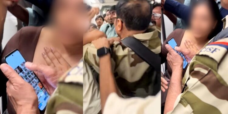 दिल्ली मेट्रो में देर रात बड़ा बवाल: लड़की की फोटो खींचने का आरोप, CISF जवान सस्पेंड; जानें पिस्टल तानने के दावे का सच