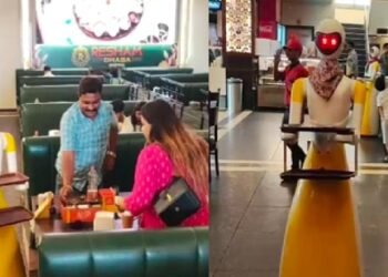 VIDEO: देसी ढाबे पर हाईटेक अंदाज! मुरथल में रोबोट बना वेटर, परोस रहा खान