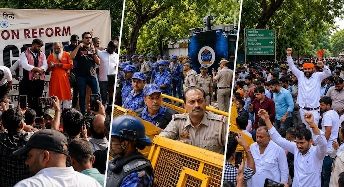जंतर-मंतर पर उमड़े जनरल कोटे के हजारों लोग, UGC के नए नियमों और आरक्षण के खिलाफ किया हल्ला बोल