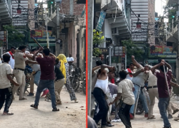 आंखों में डाला मिर्च पाउडर, लाठी-डंडों से की पिटाई… दिल्ली में पुलिसकर्मियों पर जानलेवा हमला-VIDEO