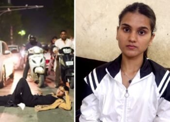 जेब्रा क्रॉसिंग पर लेटकर रील बनाना पड़ा भारी… इन्फ्लुएंसर प्रकृति गौर पर FIR, मोबाइल भी जब्त; अब मांग रही माफी