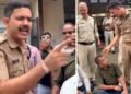 BJP नेता से थाना प्रभारी बोले- नौटंकी मत कर, FIR ठोक दूंगा, कोरेक्स तस्कर को बचाने गेट पर बैठे हो; सिर पर मारा थप्पड़