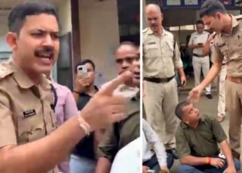 BJP नेता से थाना प्रभारी बोले- नौटंकी मत कर, FIR ठोक दूंगा, कोरेक्स तस्कर को बचाने गेट पर बैठे हो; सिर पर मारा थप्पड़