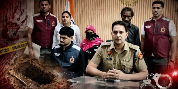 8 दिन तक प्लॉट में दबा रहा पति का शव, दिव्यांग पत्नी निकली कातिल, फरीदाबाद मर्डर मिस्ट्री का 24 घंटे में खुलासा