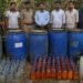 14 लाख का माल, 5 ड्रम और 1,368 लीटर स्पिरिट! दरभंगा के जाले में नकली शराब फैक्ट्री का भंडाफोड़