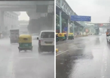अचानक बदला दिल्ली का मौसम… कई इलाकों में झमाझम बारिश, नोएडा-गुरुग्राम समेत NCR में तेज हवाओं का अलर्ट