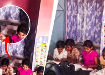 टॉयलेट में चल रही 22 बच्चों की क्लास… MP के सरकारी स्कूल की बदहाली का VIDEO