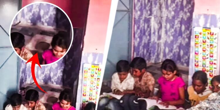 टॉयलेट में चल रही 22 बच्चों की क्लास… MP के सरकारी स्कूल की बदहाली का VIDEO