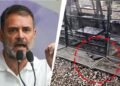 राहुल गांधी के कार्यक्रम स्थल पर निकला काला कोबरा, VIP लाउंज में घुसा सांप-VIDEO