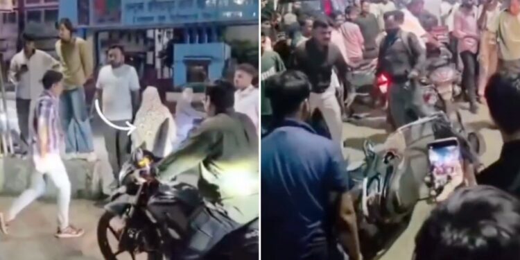 पत्नी को दूसरे पुरुष संग देख खोया आपा… रोड पर देर रात पति ने मचाया भारी गदर; उठाकर पटक दी स्कूटी