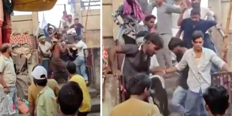 पिता का अंतिम संस्कार करने आए युवक को बेहोश होने तक पीटा… वाराणसी के मणिकर्णिका घाट पर गुंडागर्दी; 16 सेकंड का वीडियो